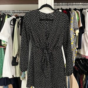Black Polka Dot Dress
